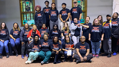 Group photo Retreat staff with some of this year's participants