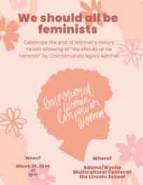 Showing of “We should all be feminist”