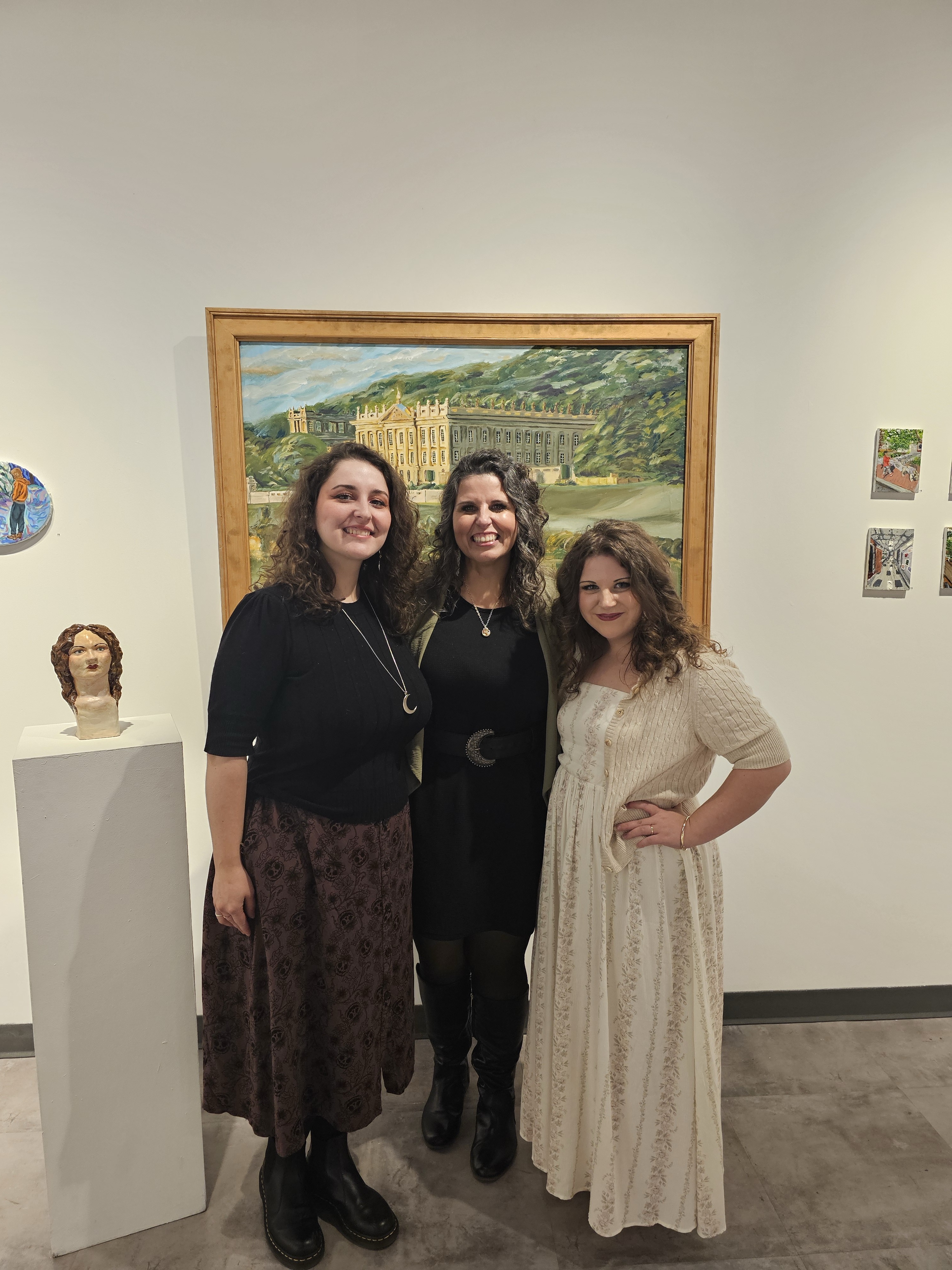 ava breighner with mom and sister